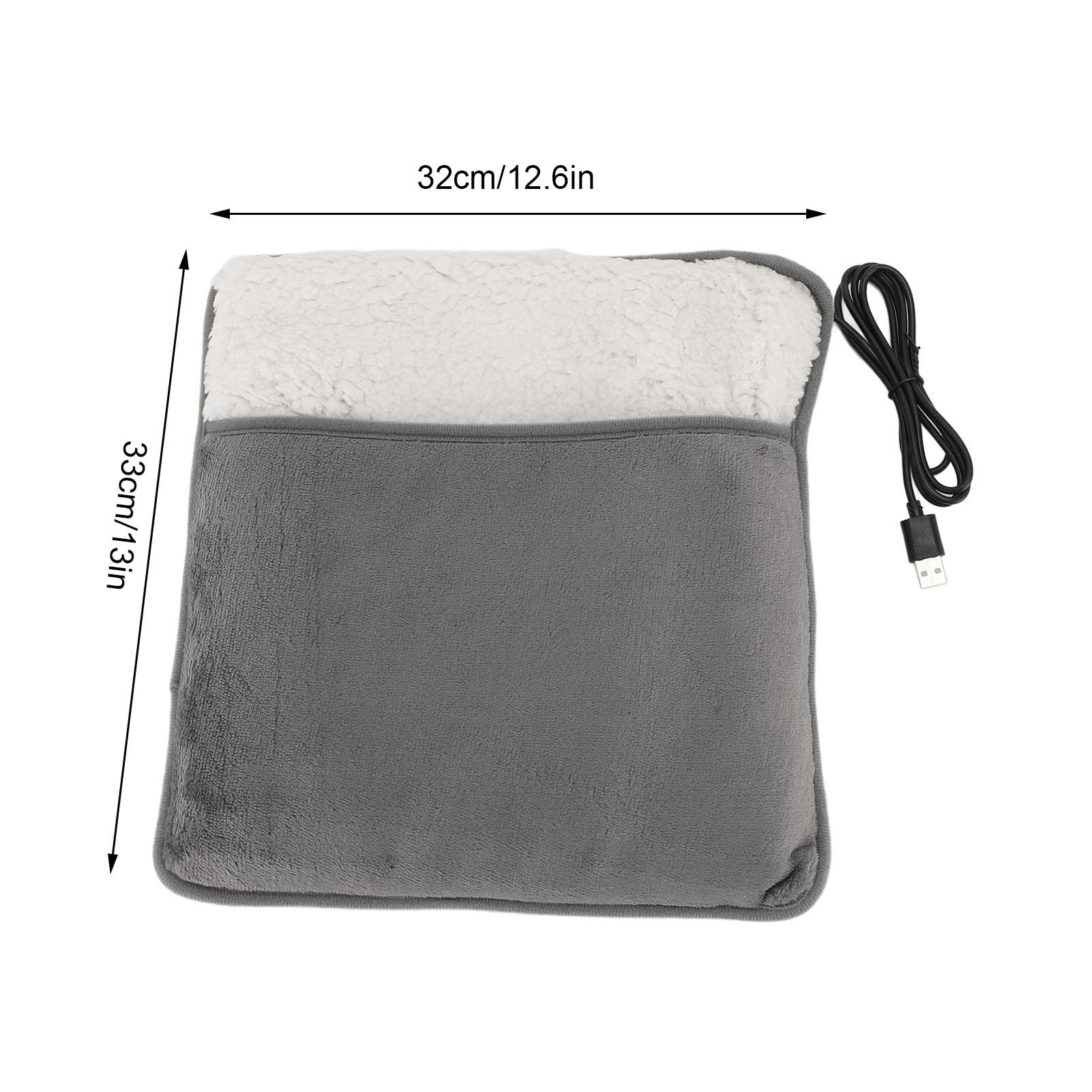 Fockety foot warmer with washable cover keeps warmth fresh.