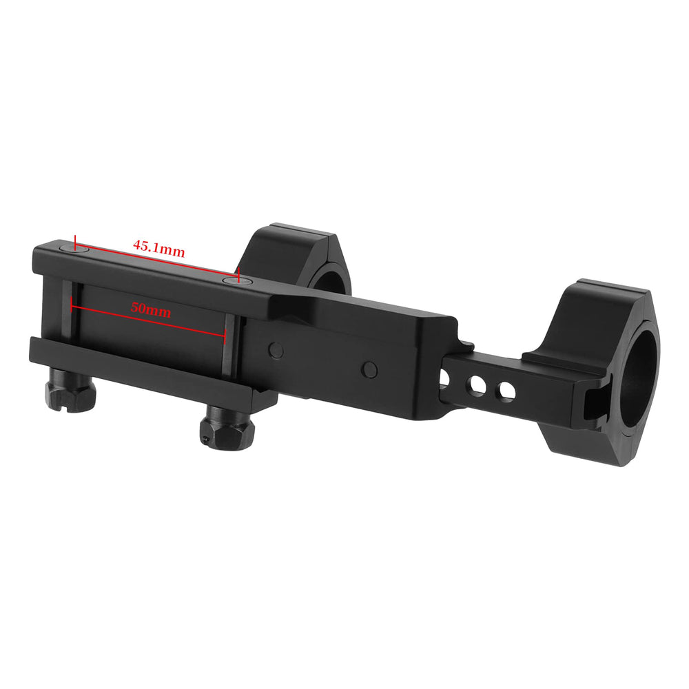 FOCUHUN adjustable eye relief enhances comfort across shooting positions.