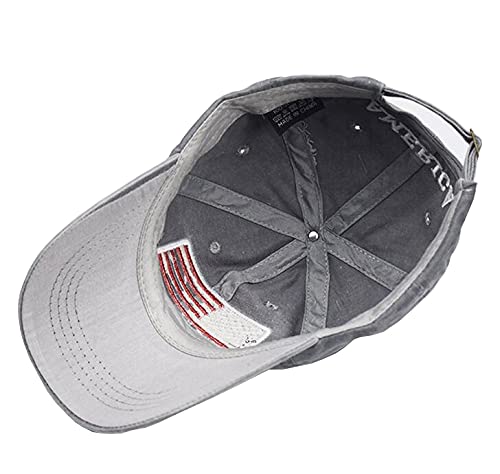 Foetest American Flag cap worn-on-head demonstrating everyday usability for travel and sport