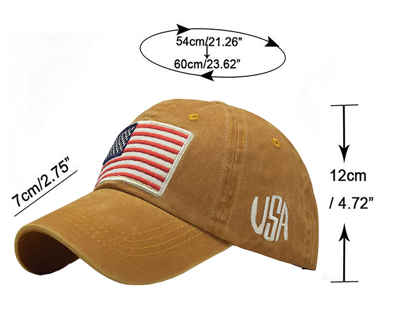 Foetest cotton cap closeup; yellow visor detail showing comfort and breathability.