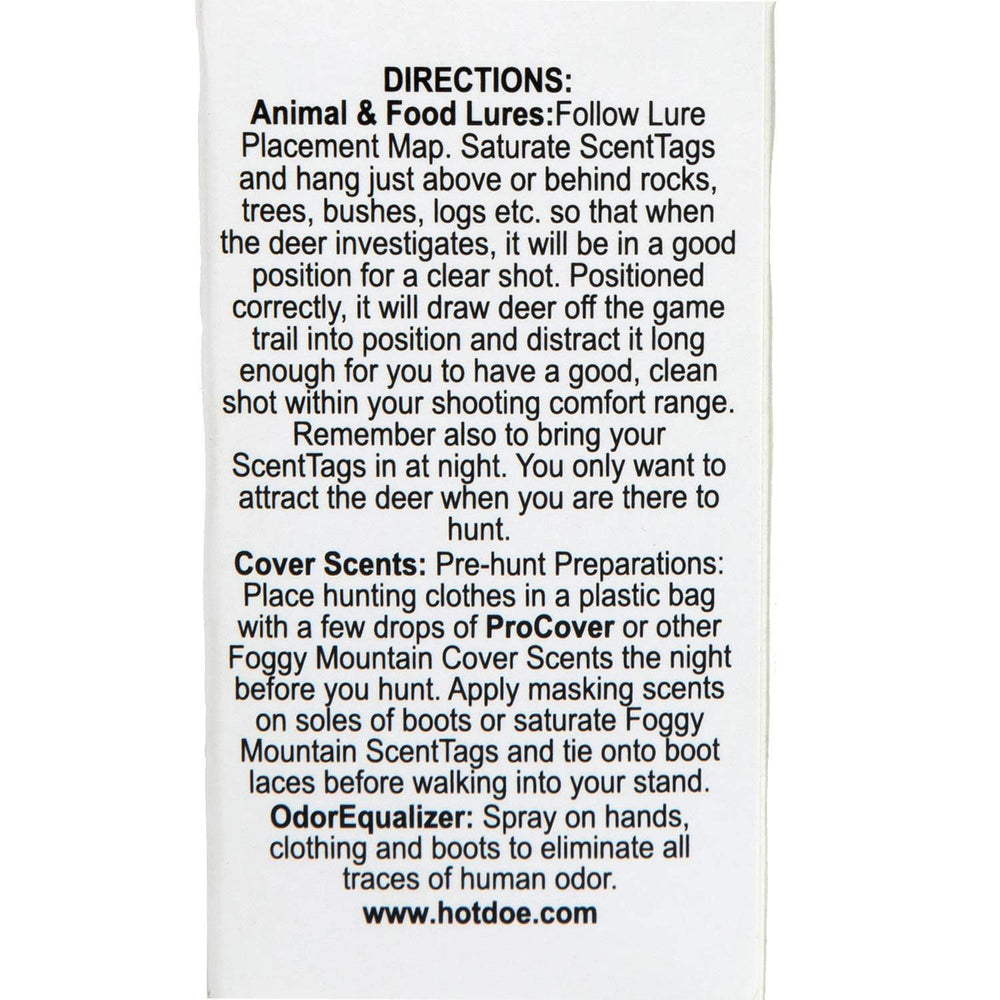 Foggy Mountain guide service legacy image emphasizes hunting scents heritage.