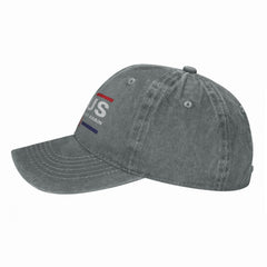 FOGMETROP Jesus Make America Godly Again hat side profile, classic six-panel design