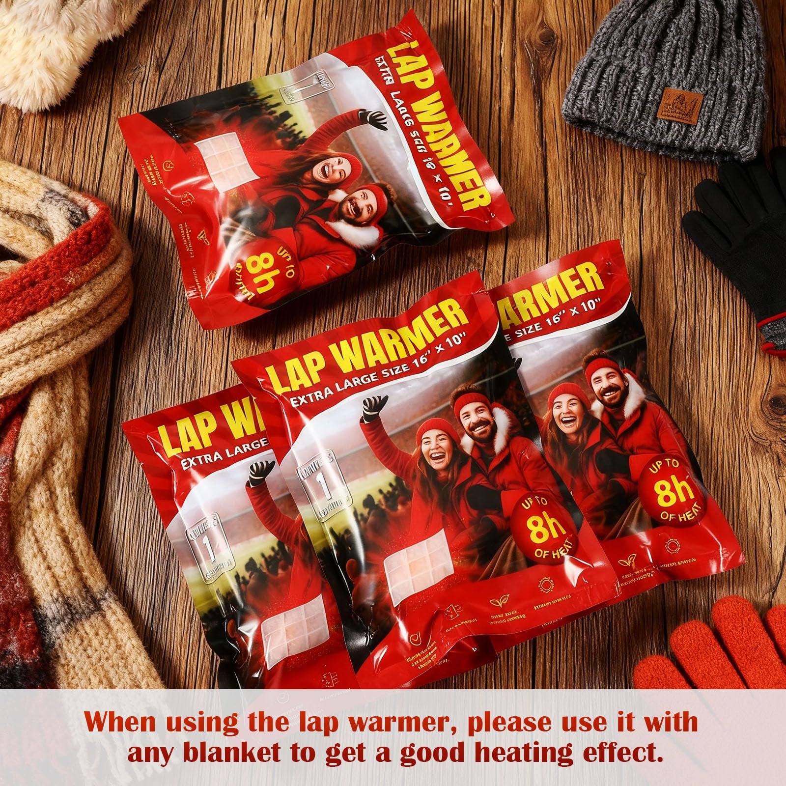 Foilswirl knee warmers useful in tents, sleeping bags, or as seat cushions.