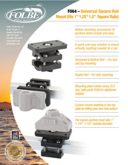 Folbe F064 adjustable mounting angle at 22.5 degrees for flexible setup.
