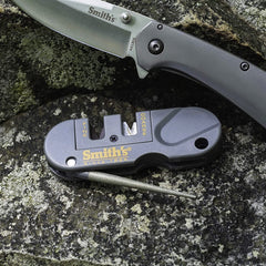 Diamond-coated rod designed for serrations and small hooks