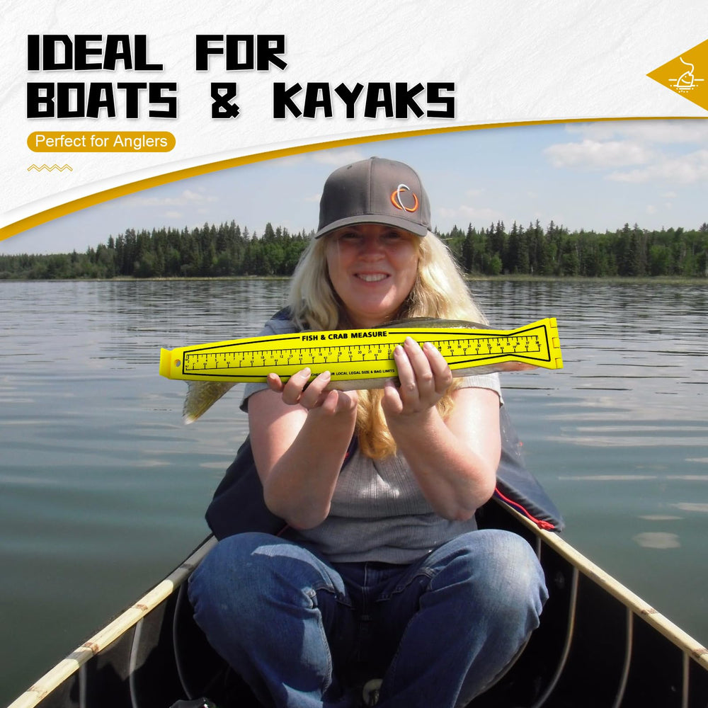 Side view highlighting dual-inch and centimeter scales