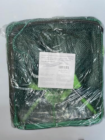 Portable foldable crab trap ideal for river, lake, and coast fishing