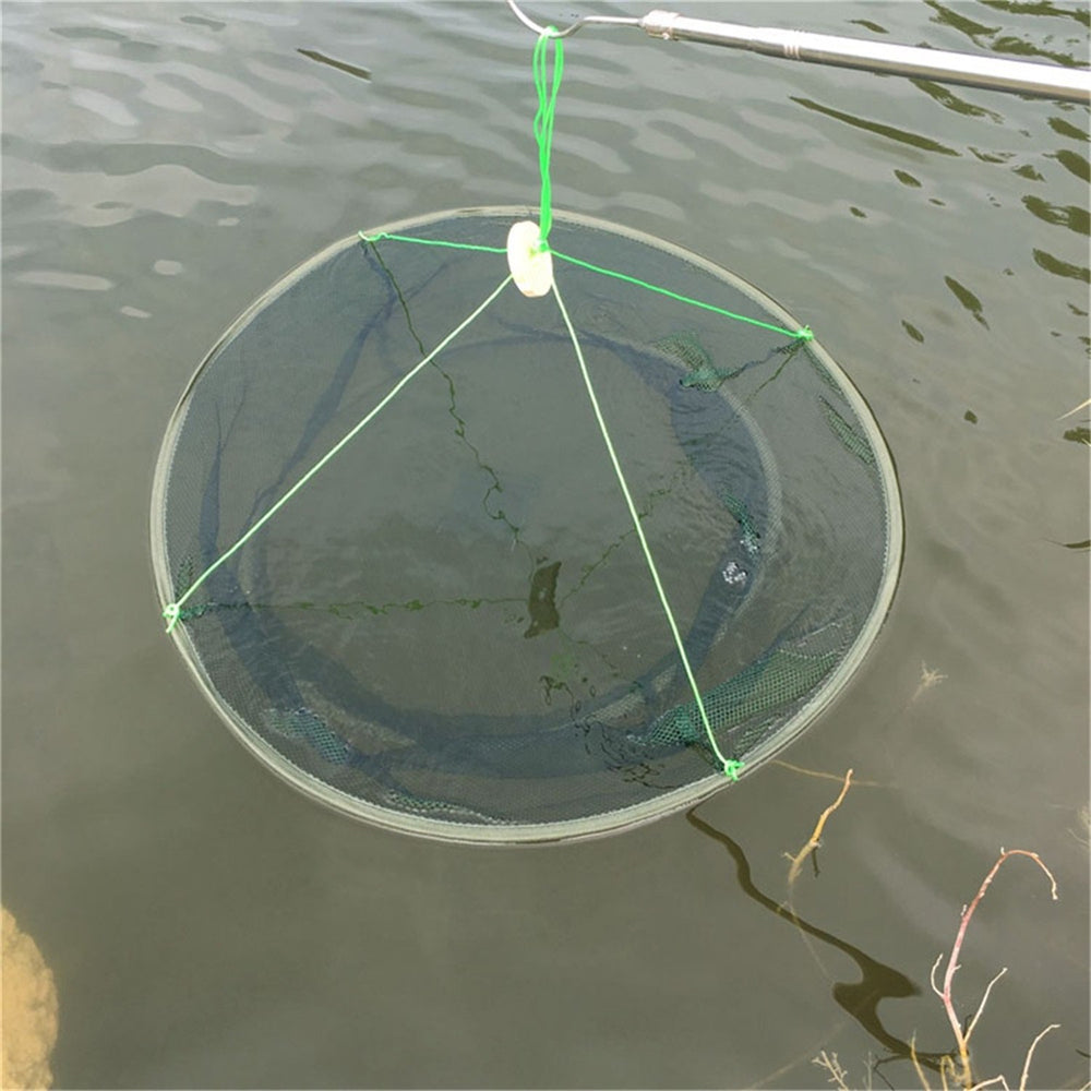 Catches fish, crabs, lobsters, shrimps and crawfish