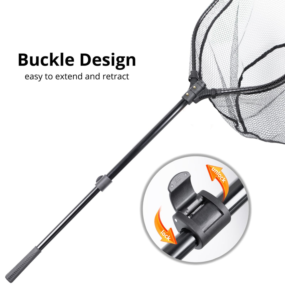 Foldable hoop design with buckle for compact storage