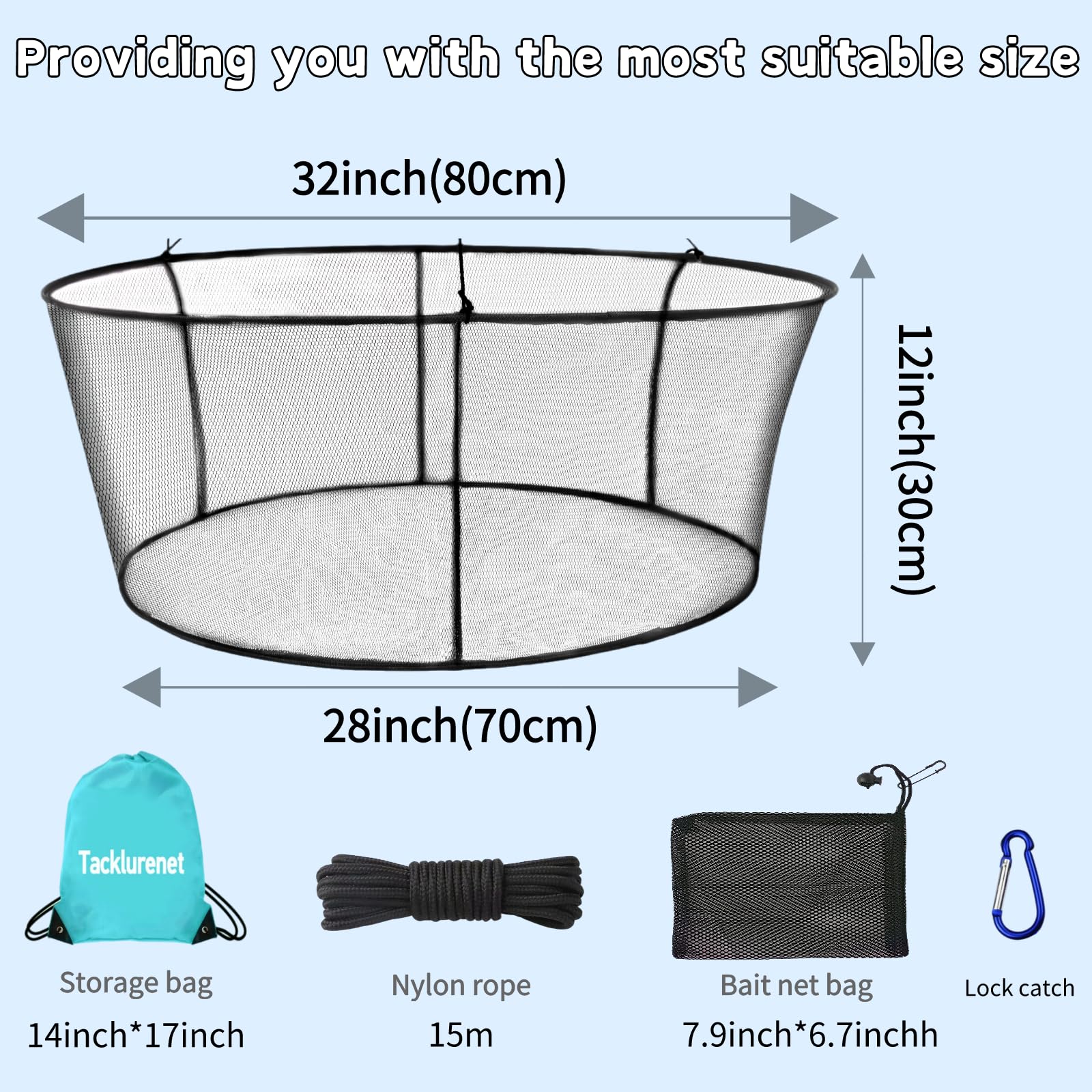 Carrying accessories including storage bag and rope