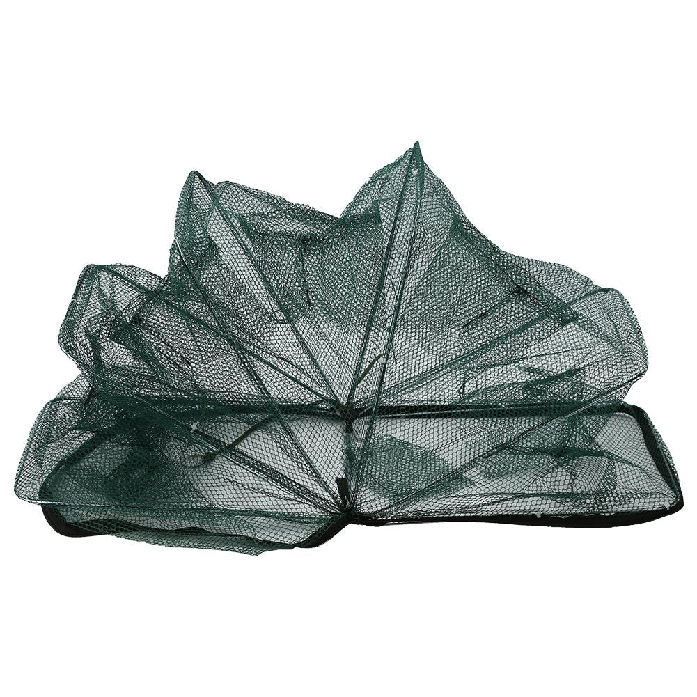 Nylon fishing net trap with six entrance holes