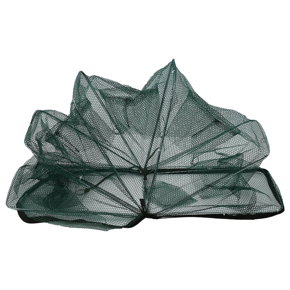 Nylon fishing net trap with six entrance holes