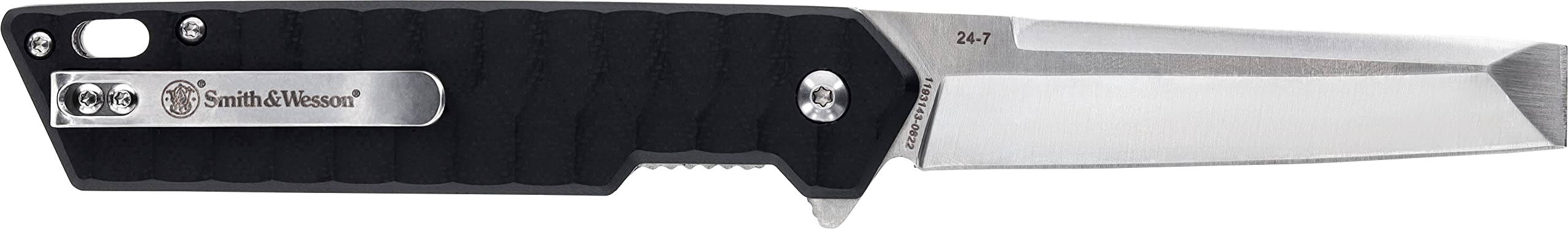 8Cr13MoV stainless steel blade with black G-10 handles