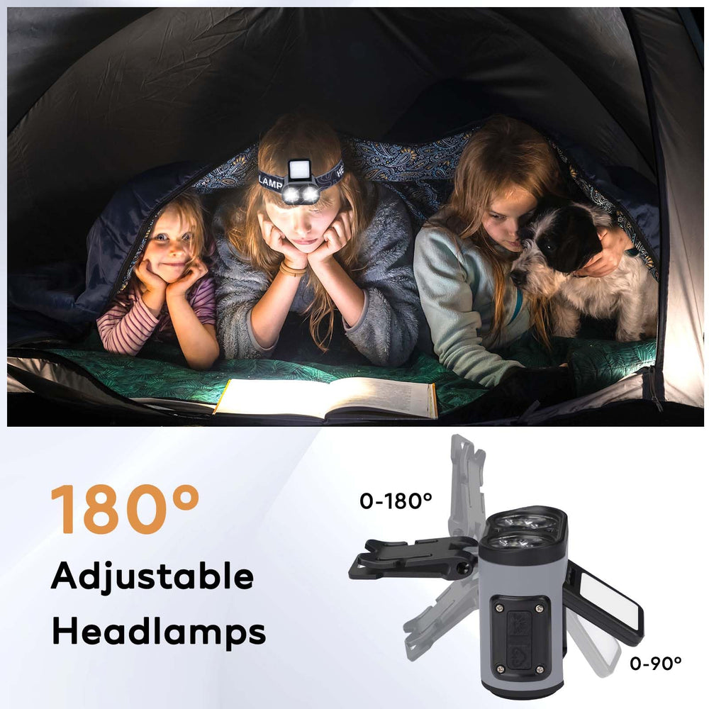 Foleto tent light setup helps evenly illuminate camping interiors.