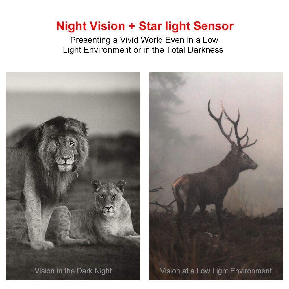 Folgtek trail camera night vision 940nm provides discreet nighttime captures.