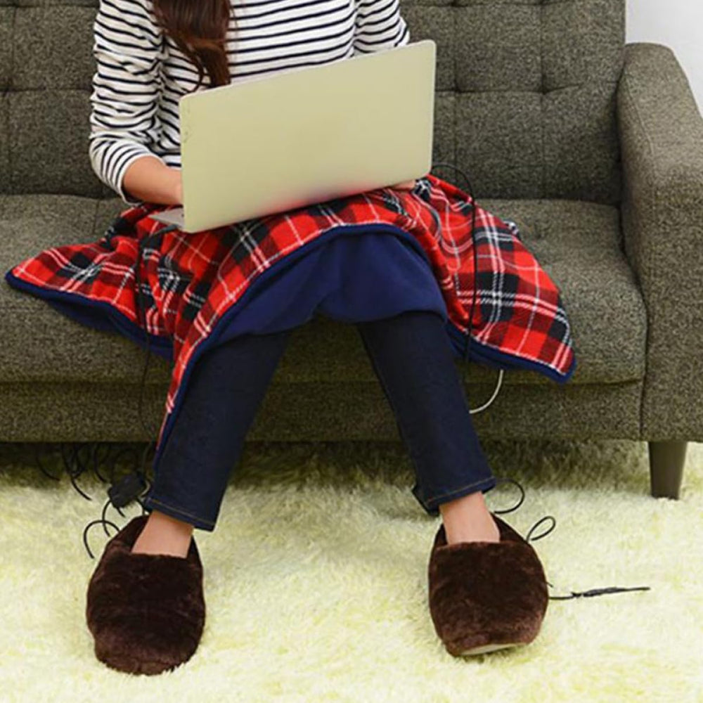 FOMIYES heated booties ideal for indoor winter warmth.