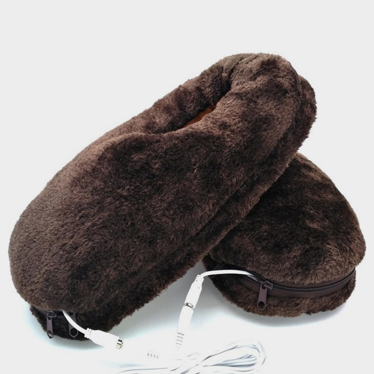 FOMIYES plush fabric close-up highlighting soft comfort for feet.
