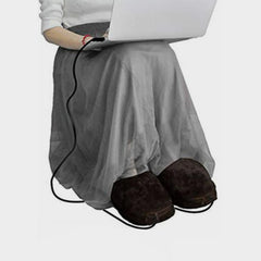 FOMIYES USB cable charging image showing easy instant heat setup.