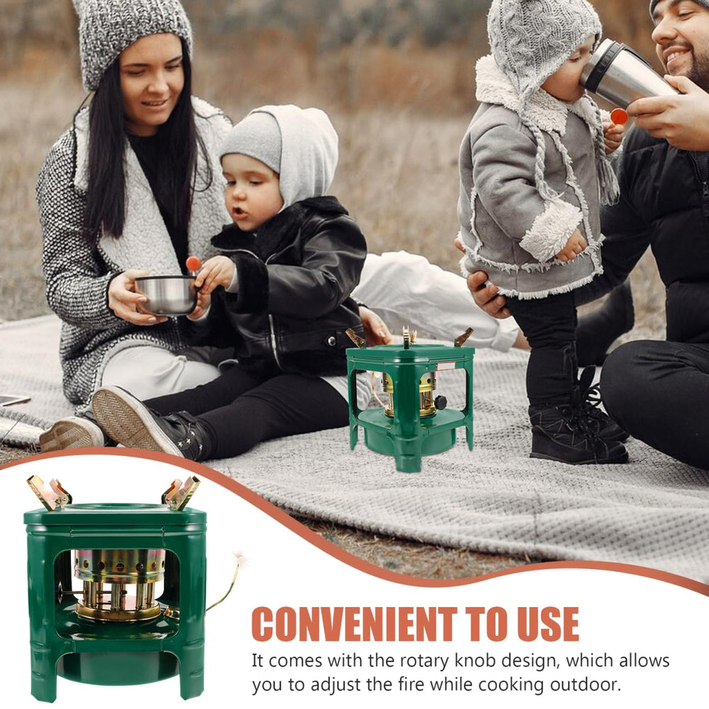 Fondotin camping stove is easy to refill with kerosene for continuous use