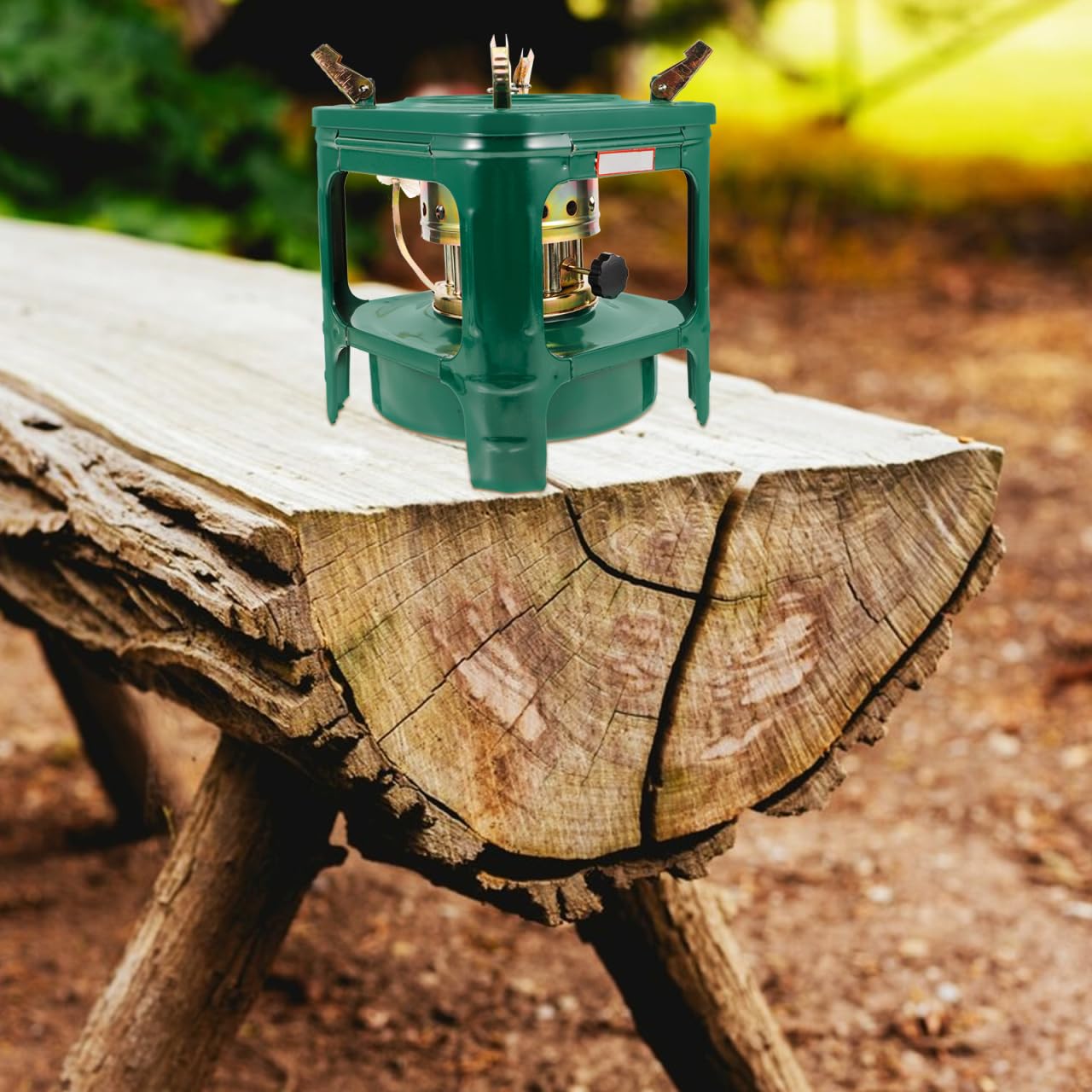 Fondotin stove compatible with optional grill pan or net for flexible setups