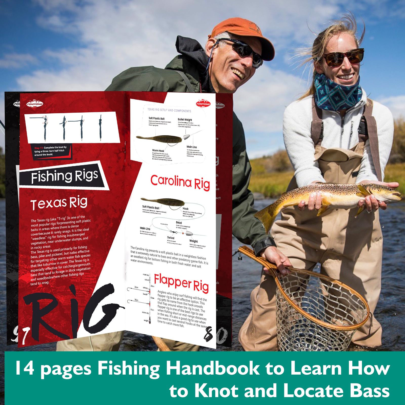 Soft plastic baits included in the 126-piece set