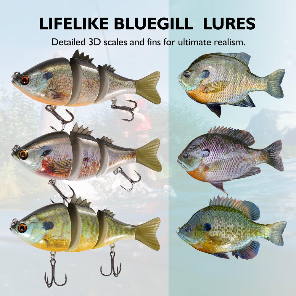 Premium Mustad treble hooks on fishing lure