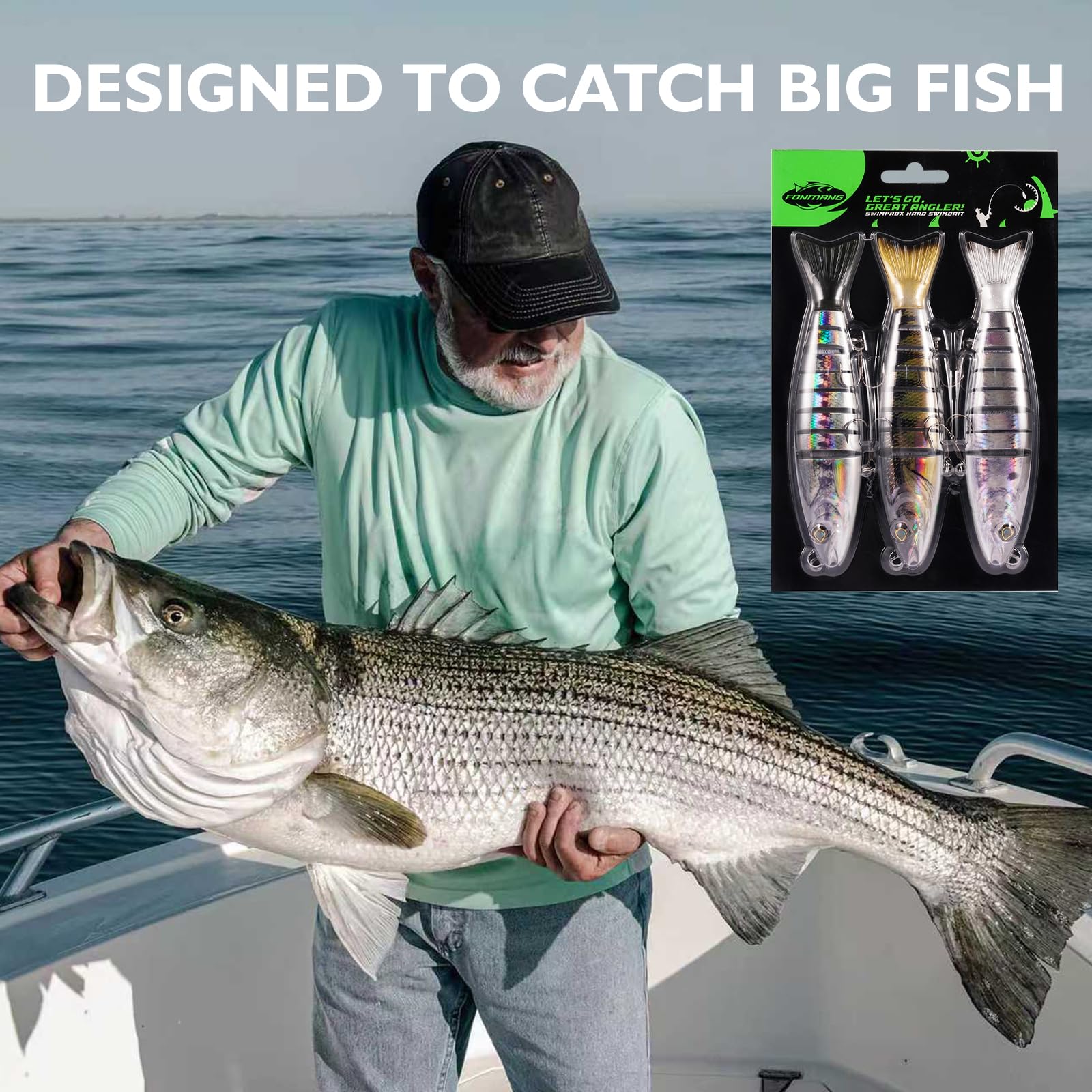 FONMANG SWIMPRO packaging and ideal gift for anglers