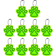 Fopytu cat paw reflector keychain boosts visibility on bags and keys