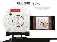 One Shot Zero enables quick reticle alignment with first-shot point of impact.