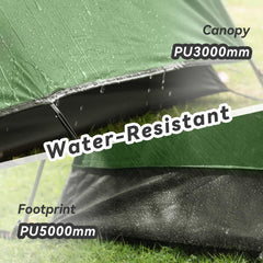 Forceatt camping tent interior with mesh for breathable airflow.