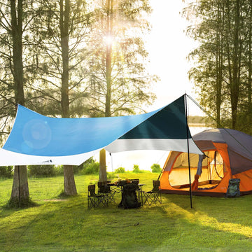 Forceatt camping tarp suits hiking, car, tent and garden trips