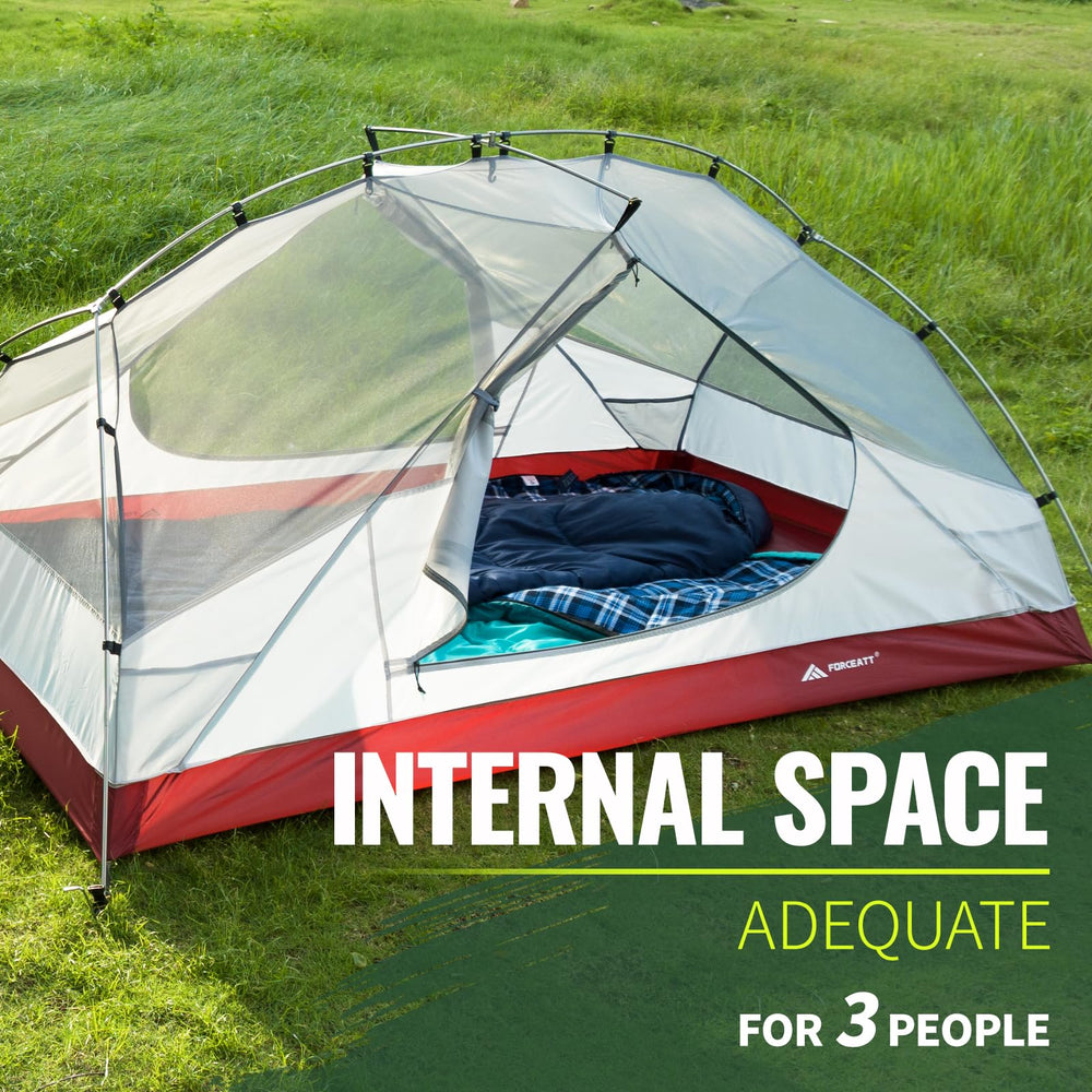 Forceatt Tent easy-setup demonstrates quick assembly in minutes for stress-free camps.