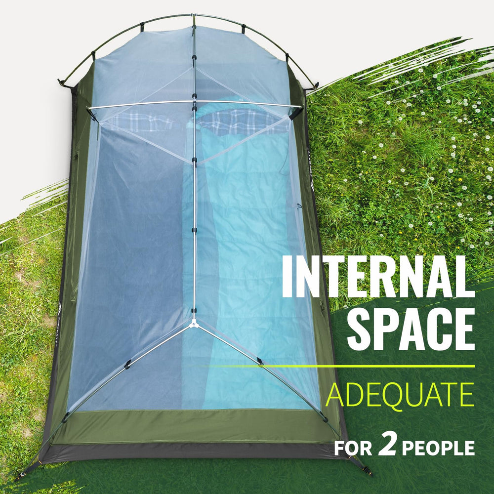 Forceatt 2-person tent aluminum poles enable fast, sturdy setup