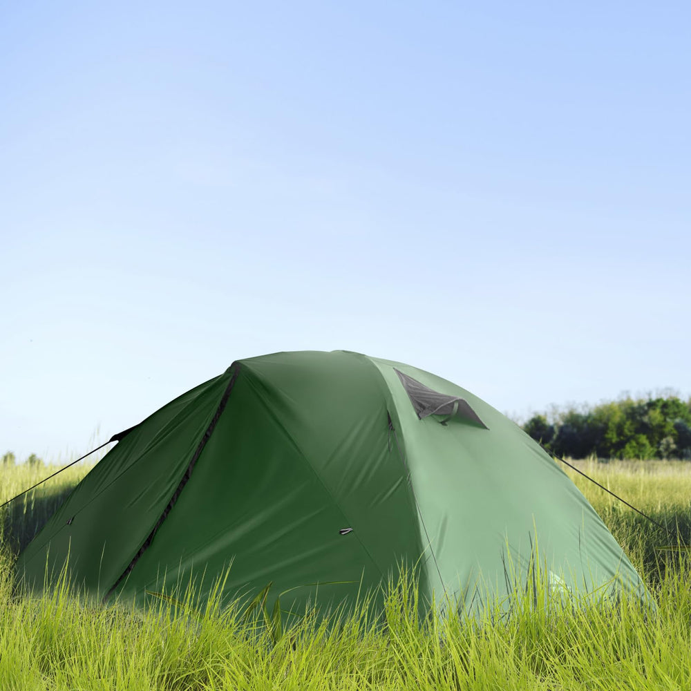 Forceatt tent dual-vestibule storage keeps gear organized.
