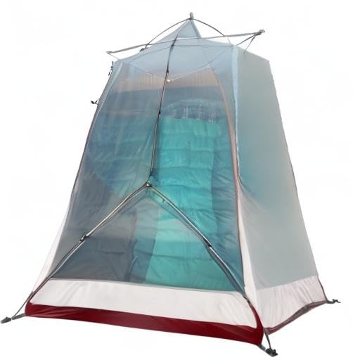 Forceatt tent large mesh window and ceiling vents promote airflow.