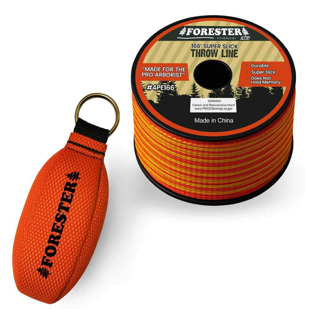 FORESTER high-visibility line helps track throws through dense foliage.