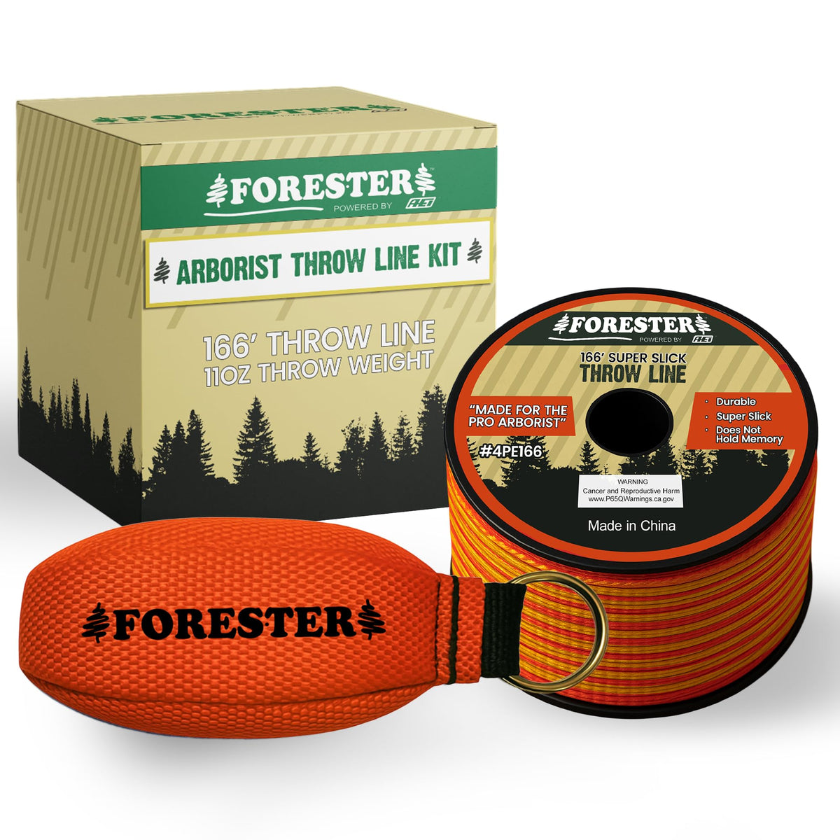FORESTER Arborist Throw Line Kit package ready for field setup and quick access.