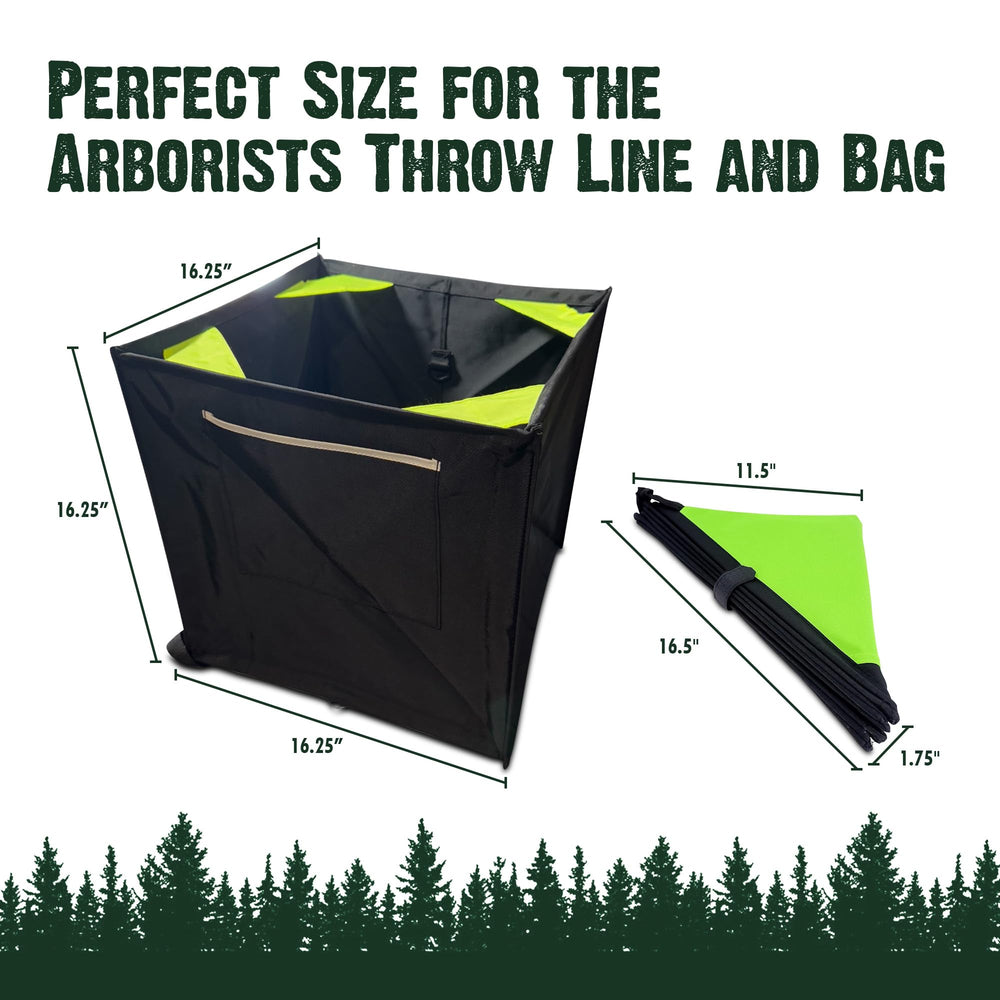 Forester throw rope storage versatile for tree work and camping gear.