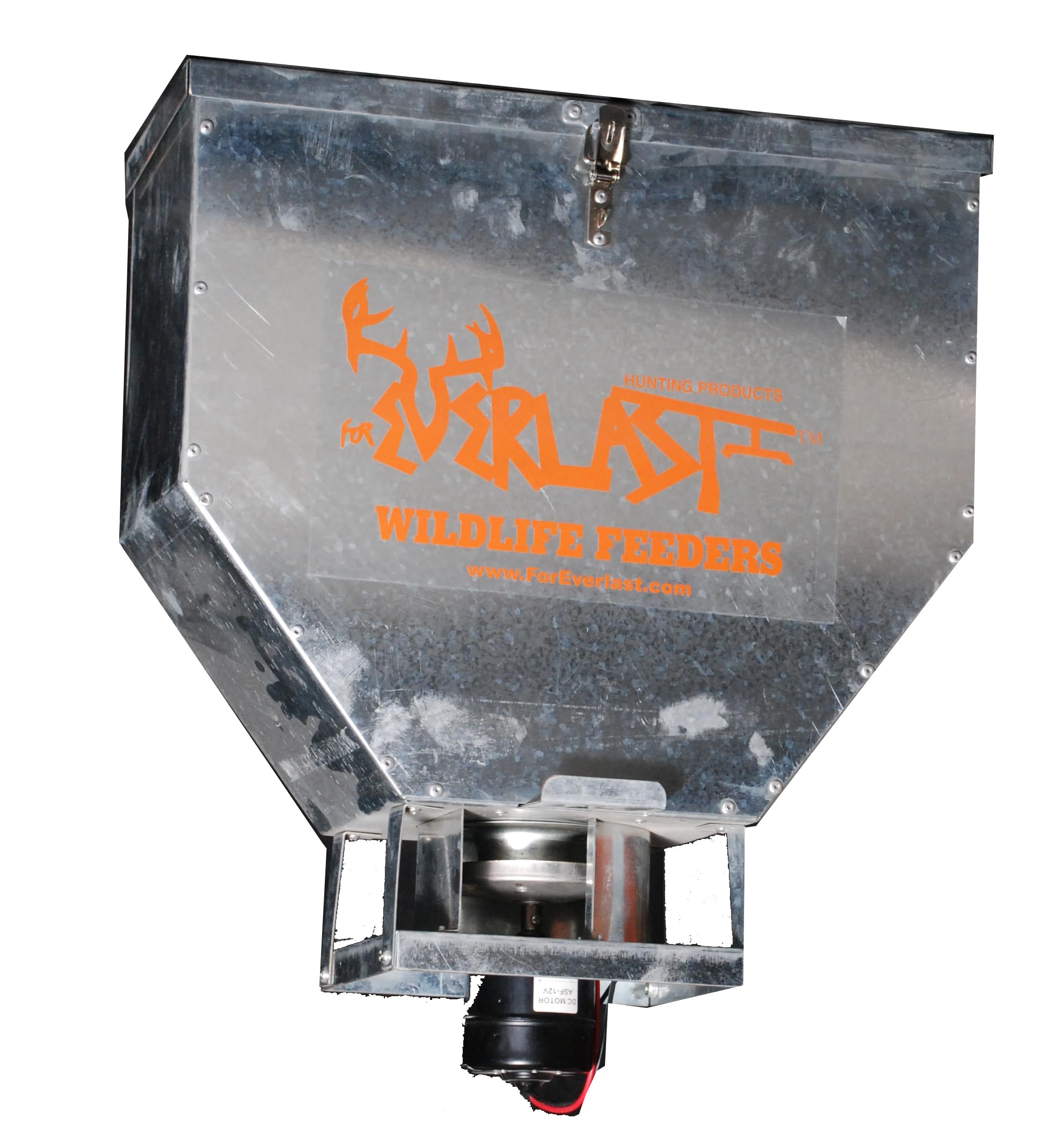 ForEverlast galvanized tailgate feeder 50lb front view