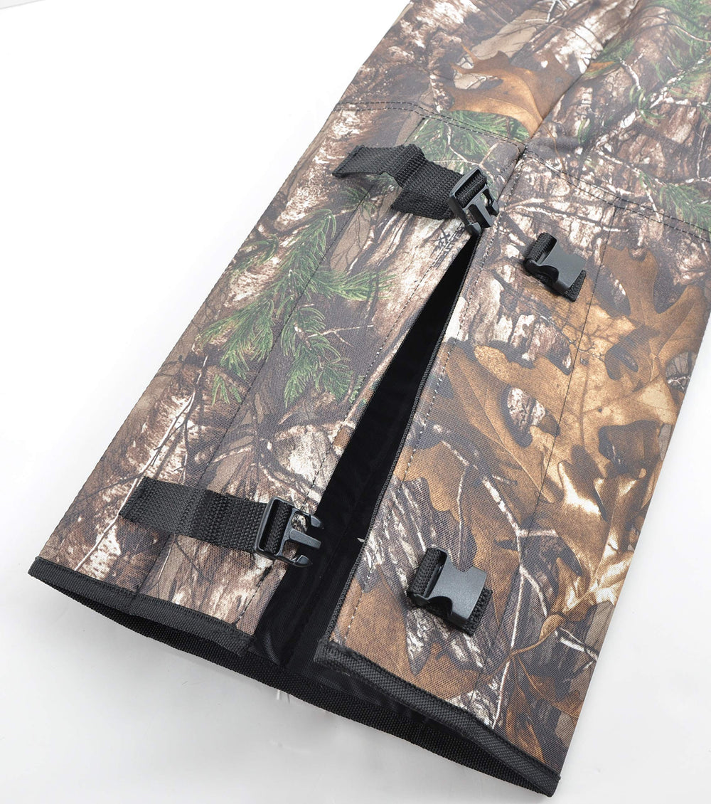 Foreverlast Snake Guard Chaps feature Real Tree APG camouflage for concealment.