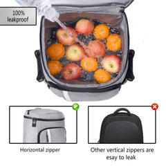 FORICH backpack cooler interior with thick insulation supporting temperature control for drinks