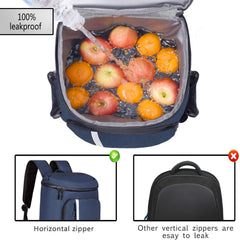 FORICH Backpack Cooler side view highlighting durable fabric and comfortable straps.