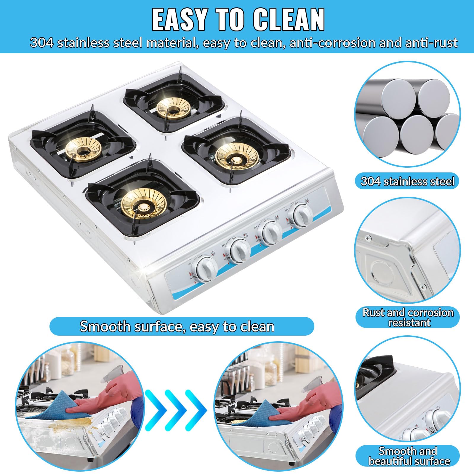Forimo propane stove outdoor kitchen setup in rain or shine.
