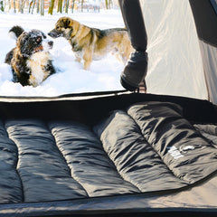 Forinbuy 210T waterproof outer fabric reduces heat loss.