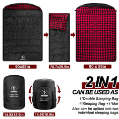 Forinbuy anti-snag double-sided zipper enables smooth entry from either side