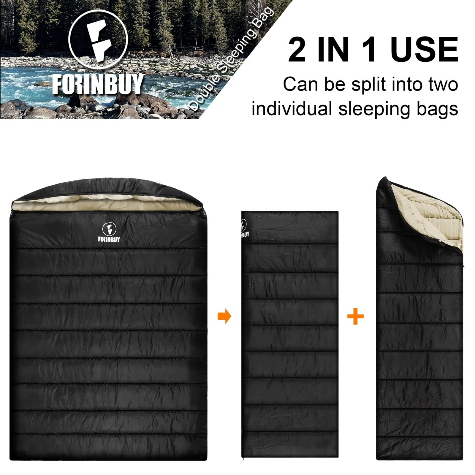 Forinbuy imitation cotton liner offers soft, skin-friendly comfort.