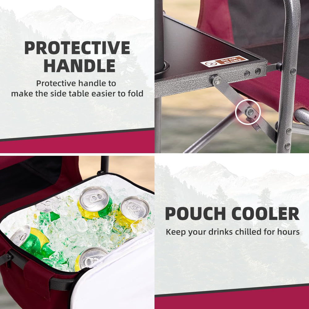 Foristrail Director chair weatherproof cover protects against rain and dust