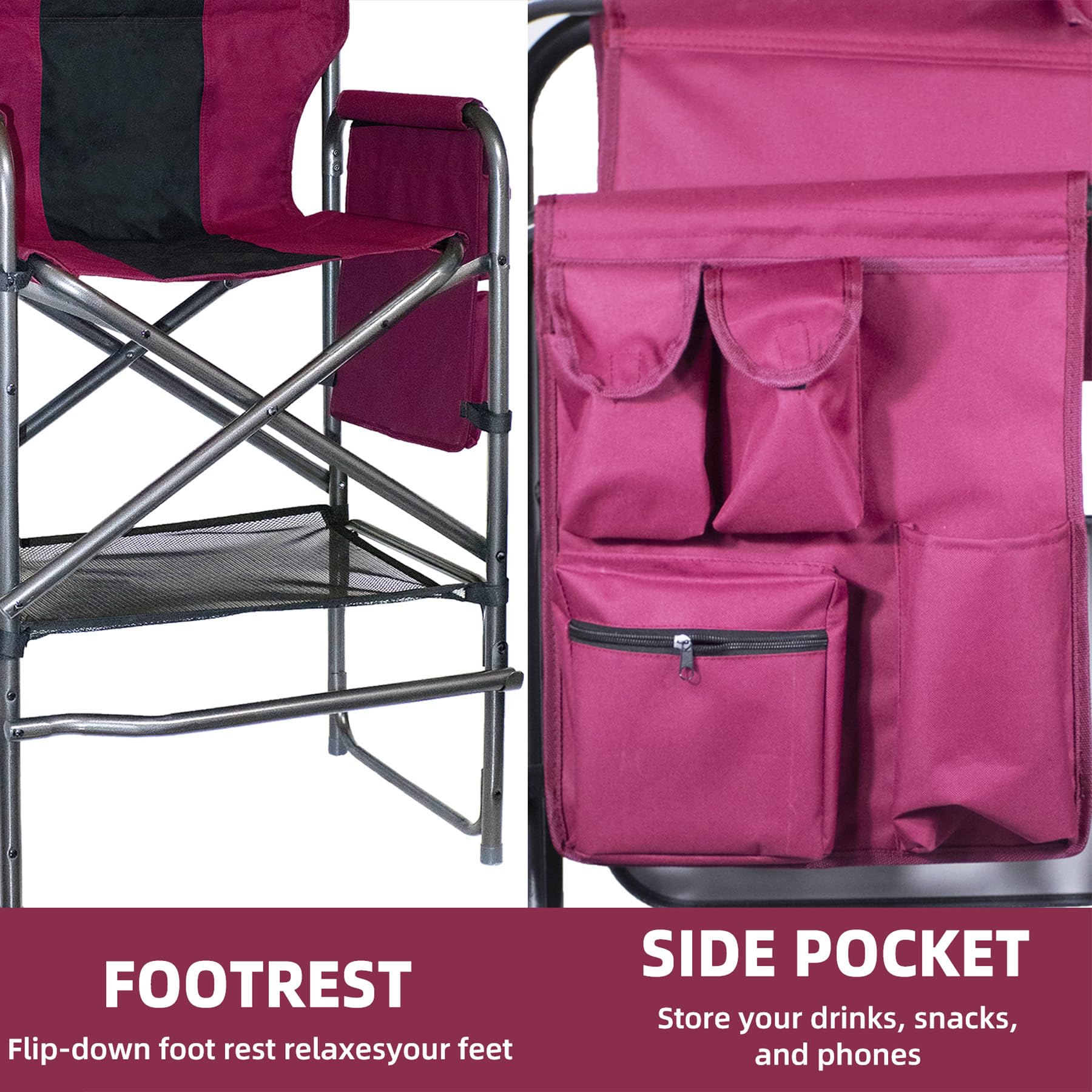 Foristrail powder-coated frame delivers durable support in rugged settings.