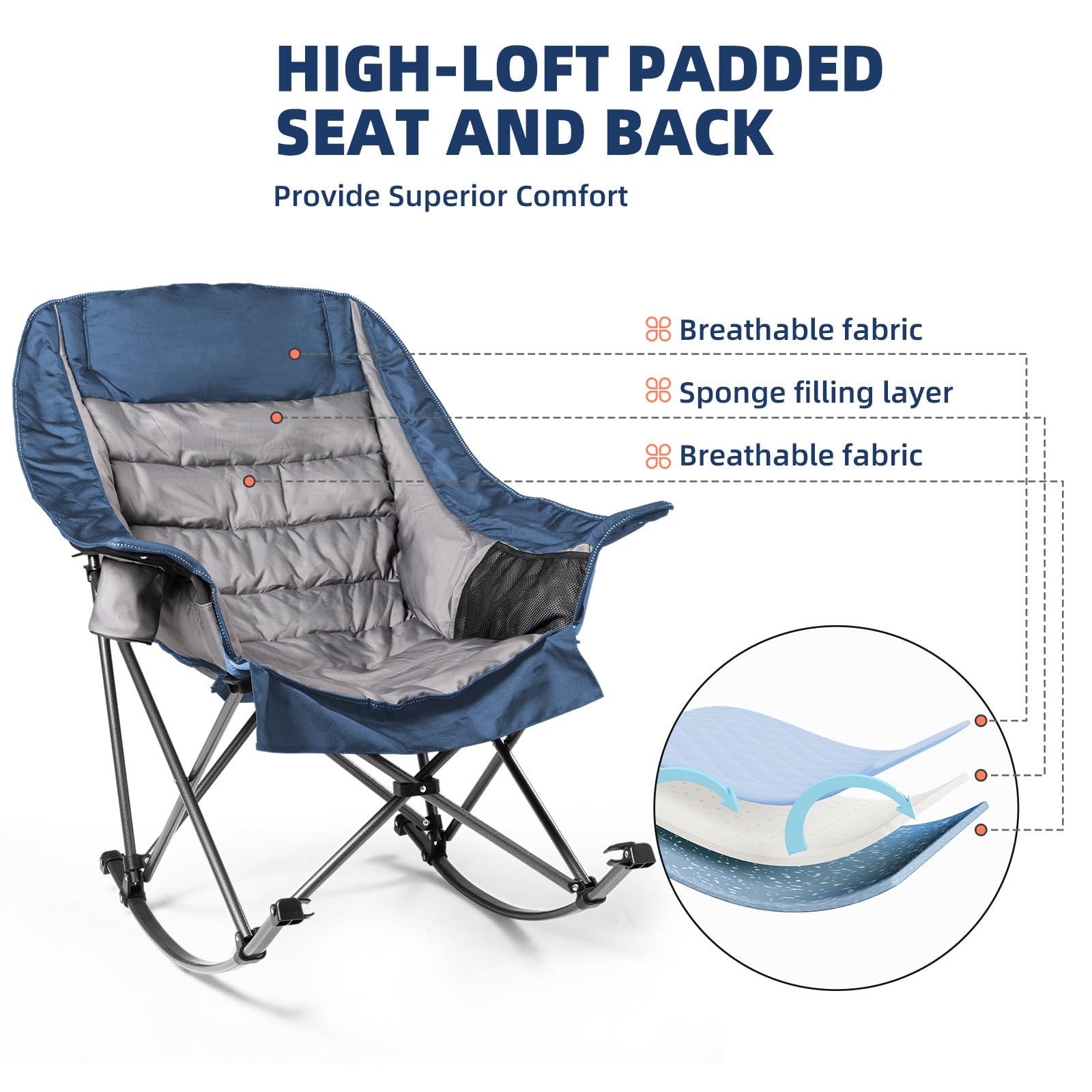 Foristrail foldable design fits in trunks and storage spaces.