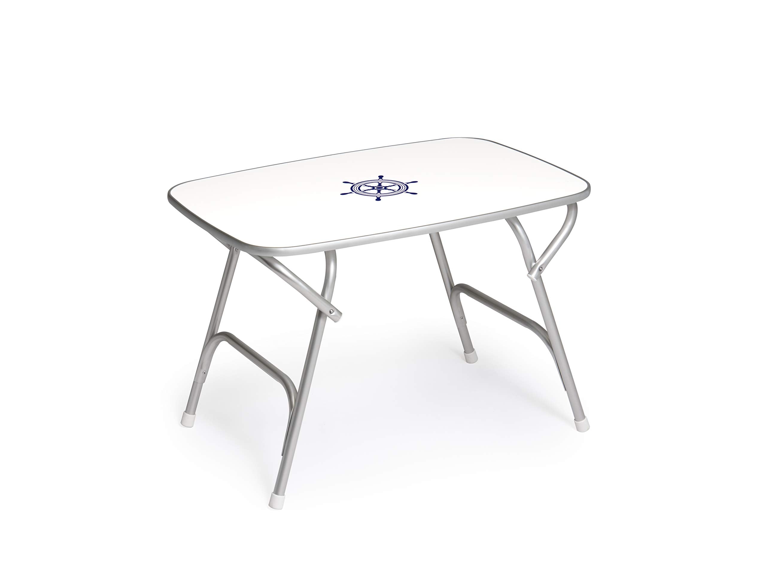 FORMA MARINE boat table folding-rounded-top enables space-saving deck setups